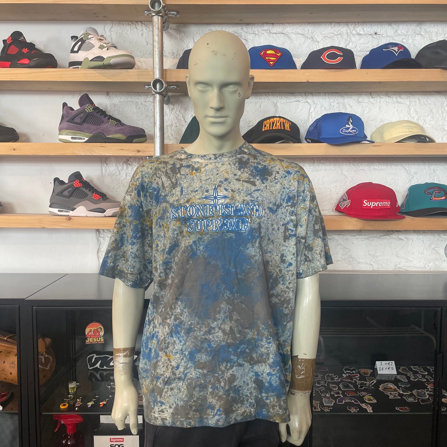 Supreme X Stone Island Paintball Tee