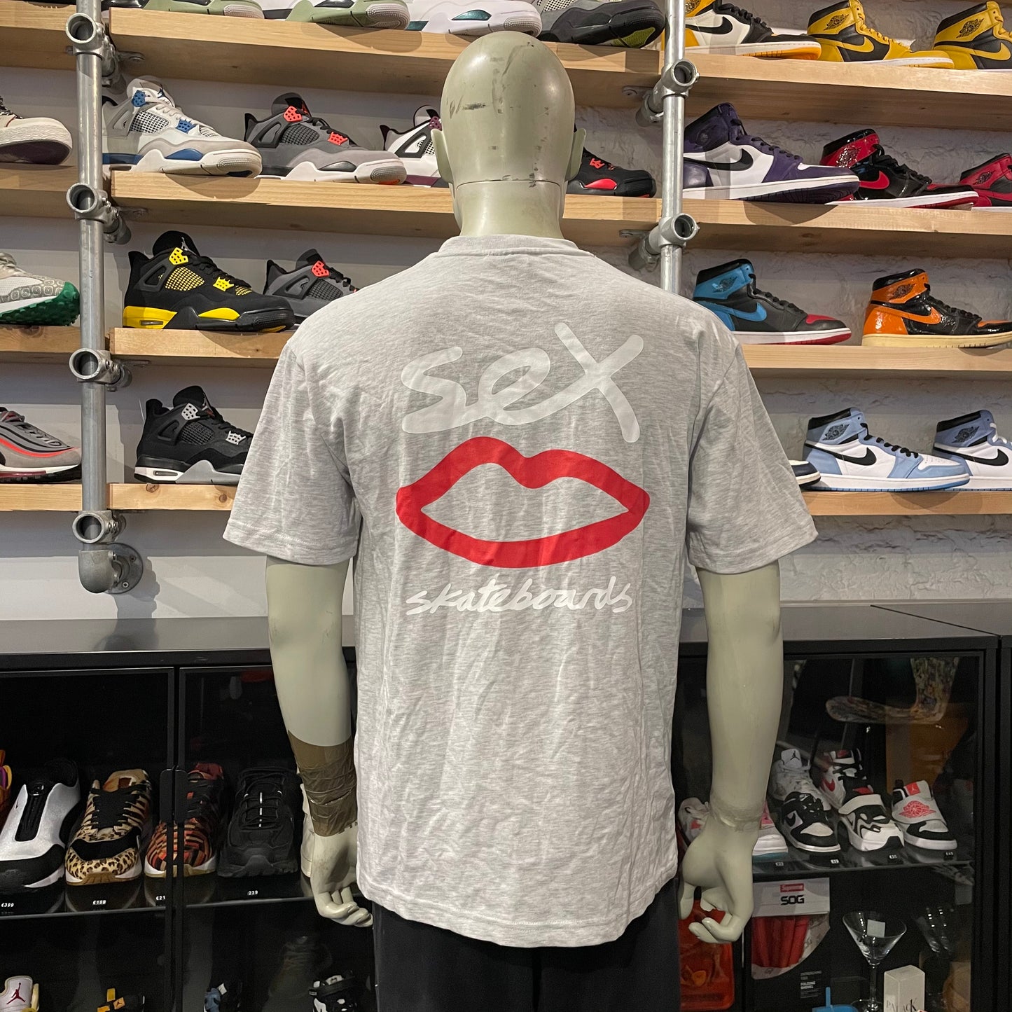 Sex Skateboards Tee Grey