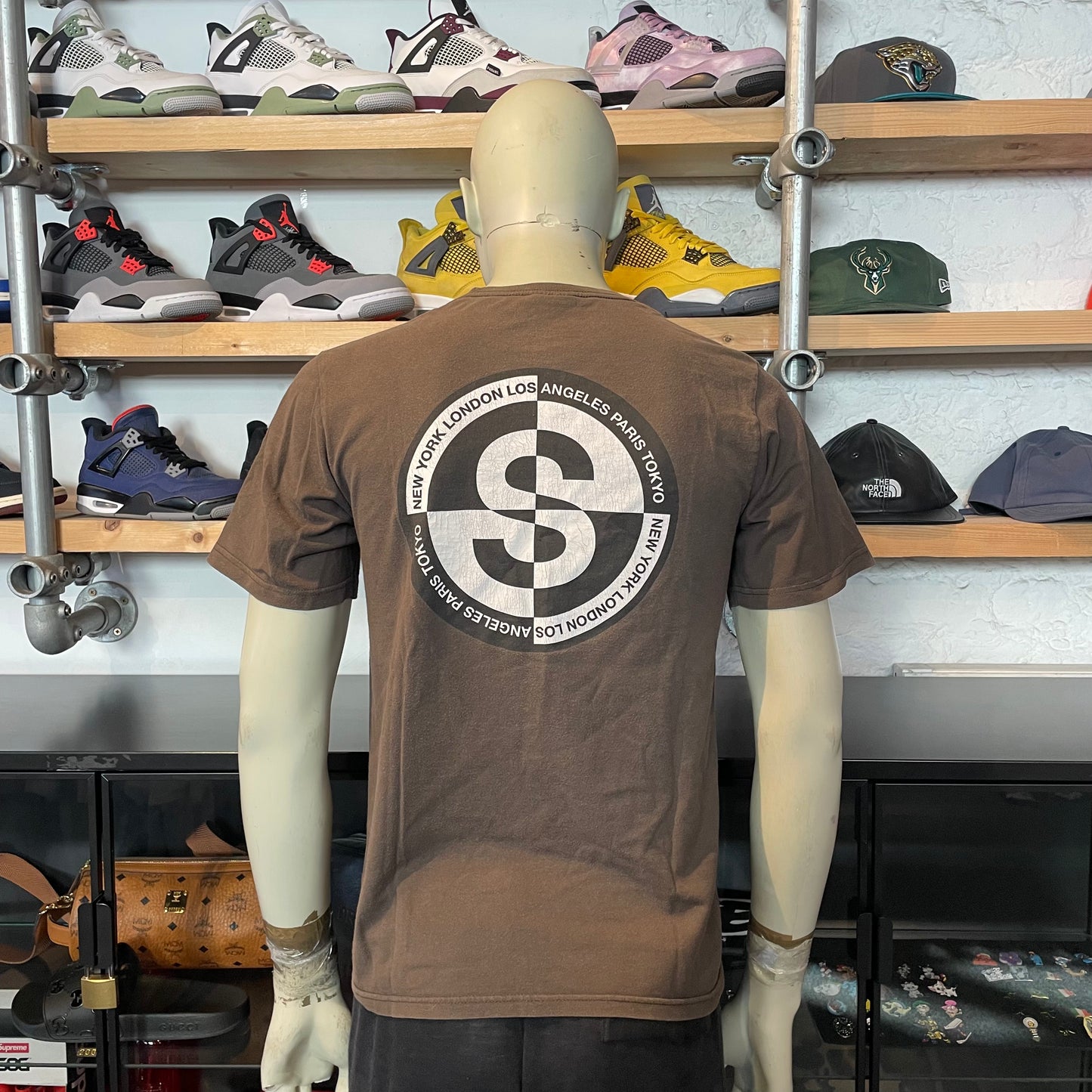 Stussy Yin Yang Tee Brown