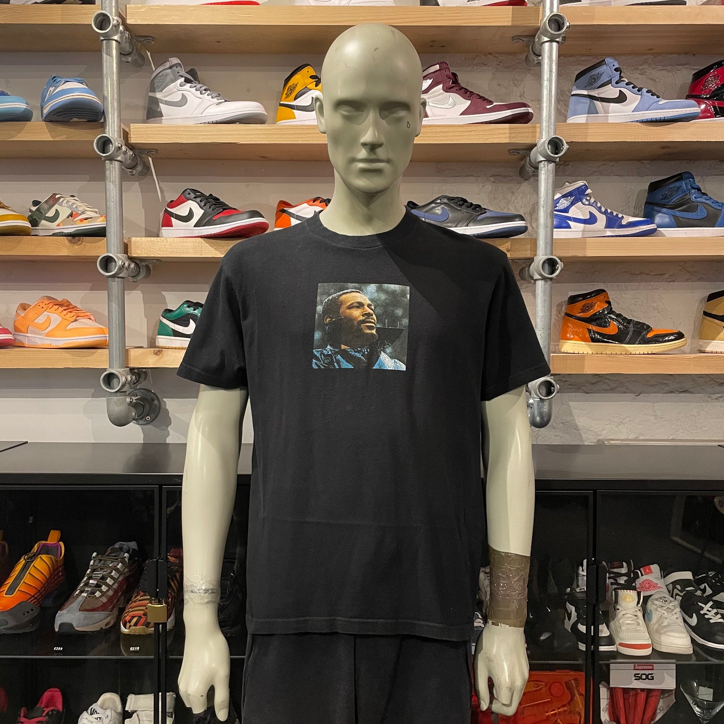 Supreme 'Marvin Gaye' Tee Black