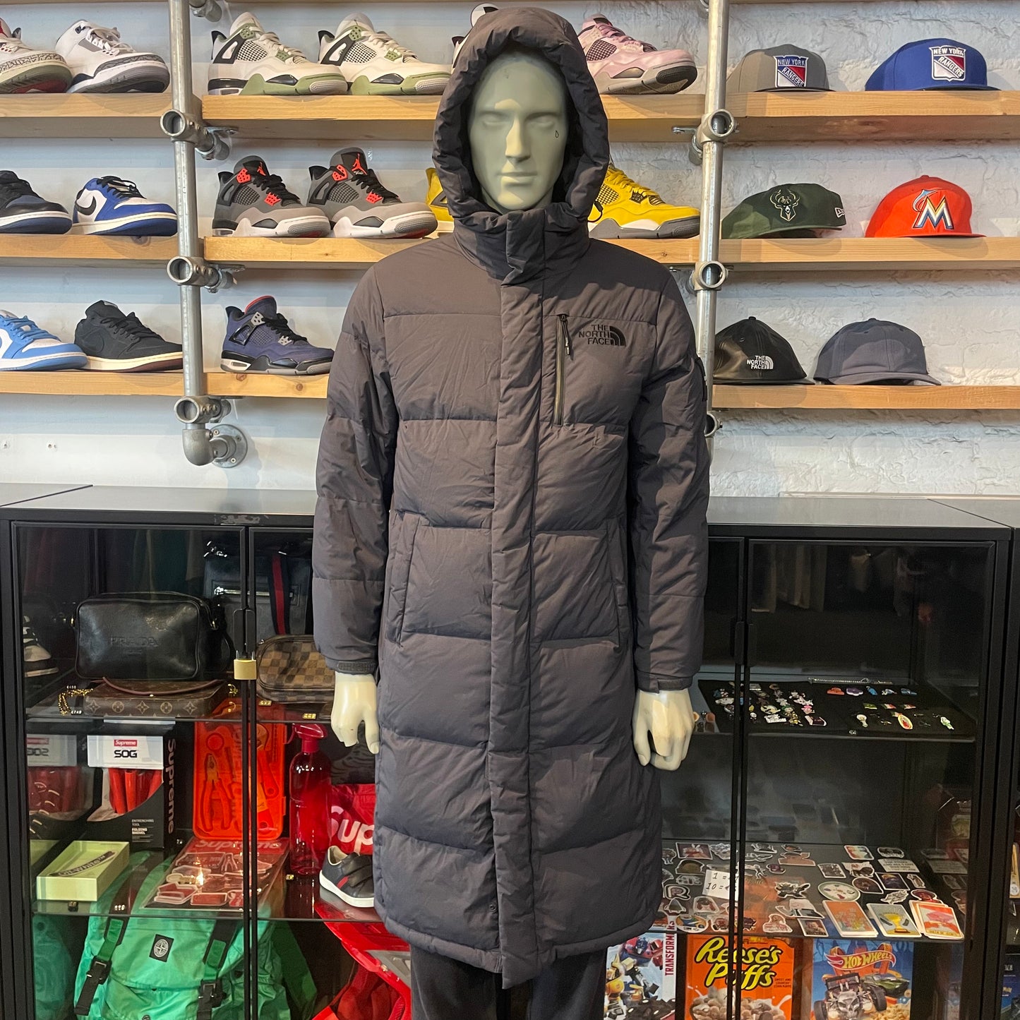 TNF Long Puffer Navy