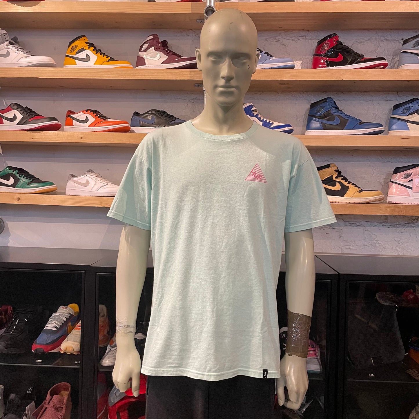 Huf Abstract Tee Green