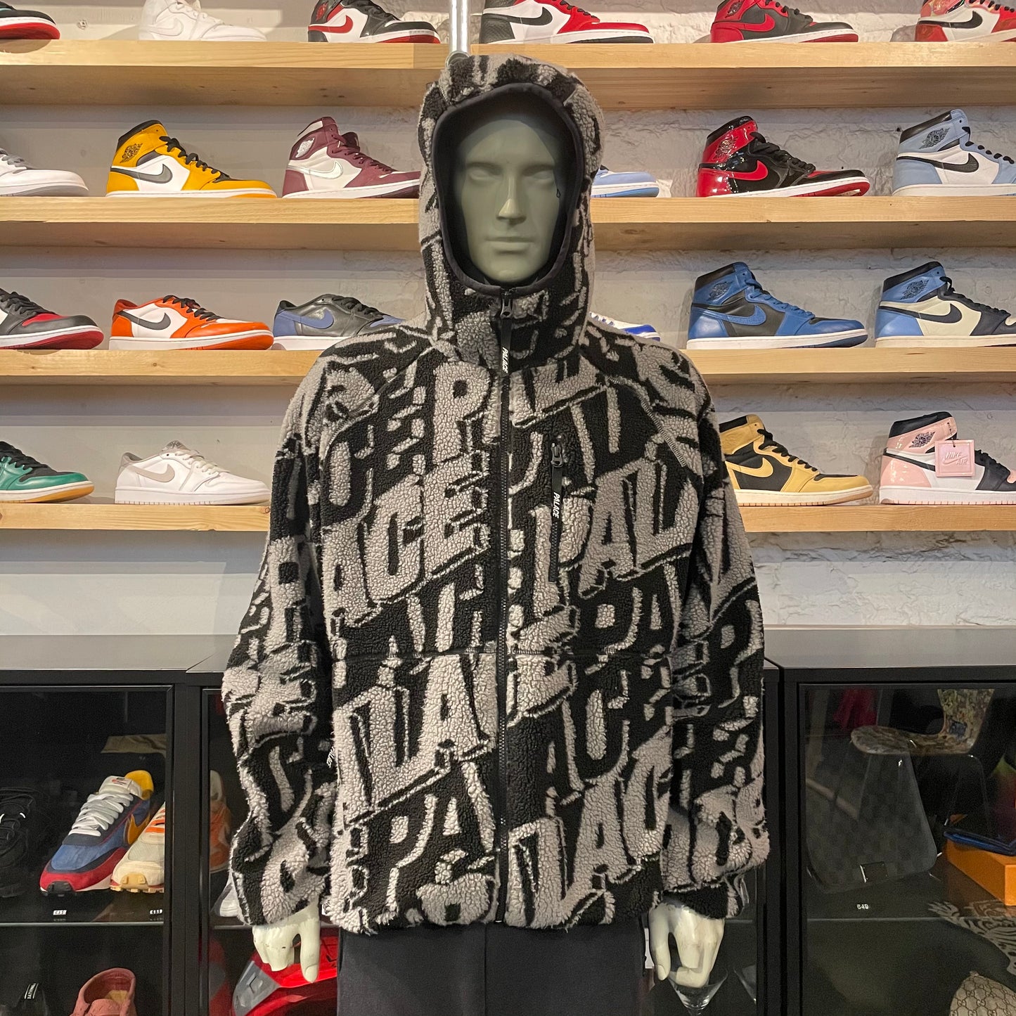 Palace Jaquard Hooded Fleece