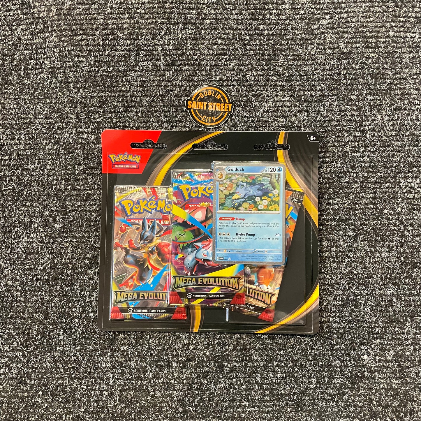 Pokemon Mega Evolution: Golduck 3-Pack Blister