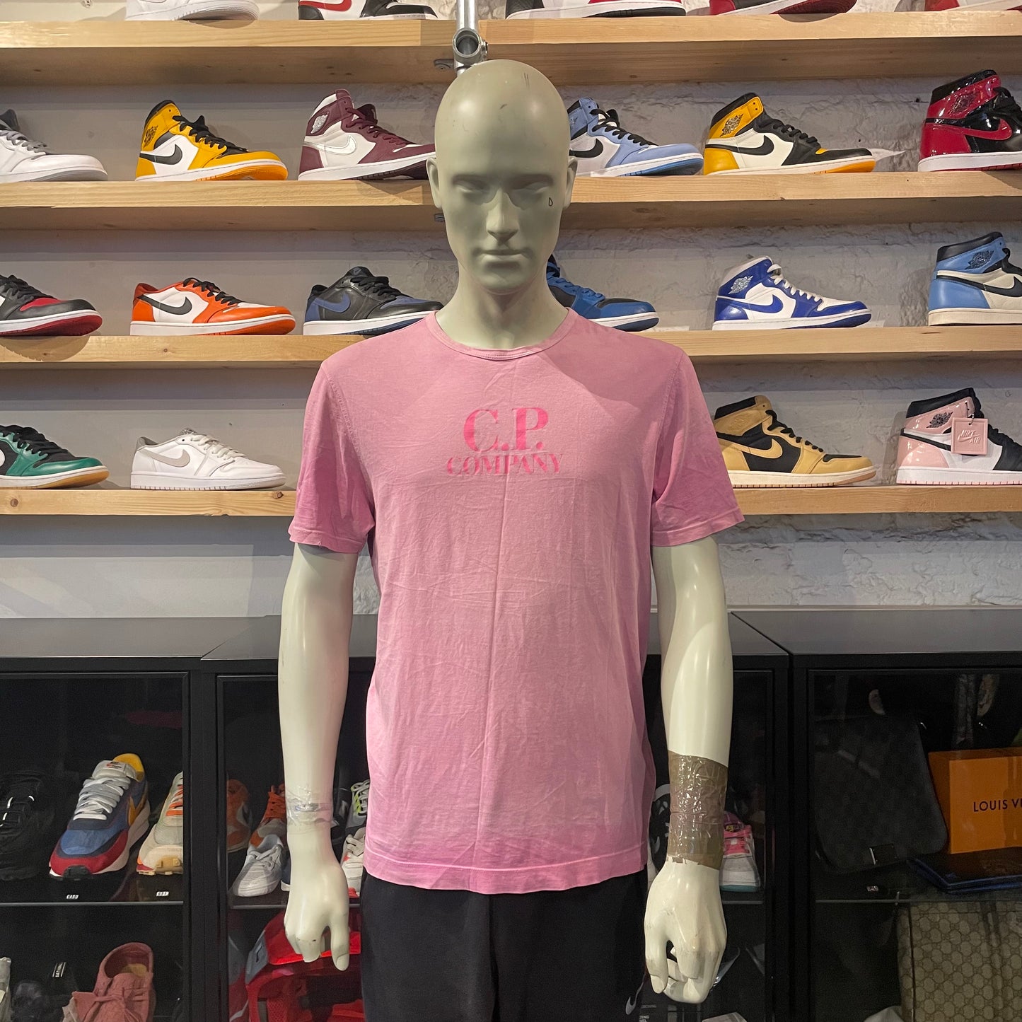 CP Company Logo Tee Pink