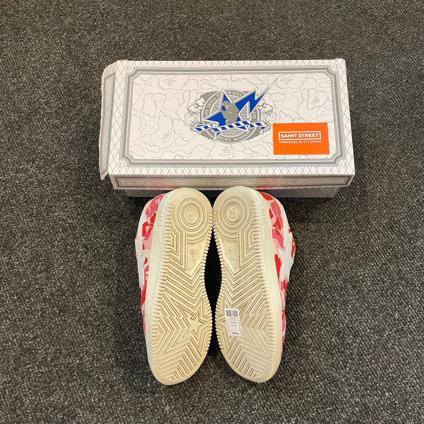 Bape ABC Pink Camo Bapesta