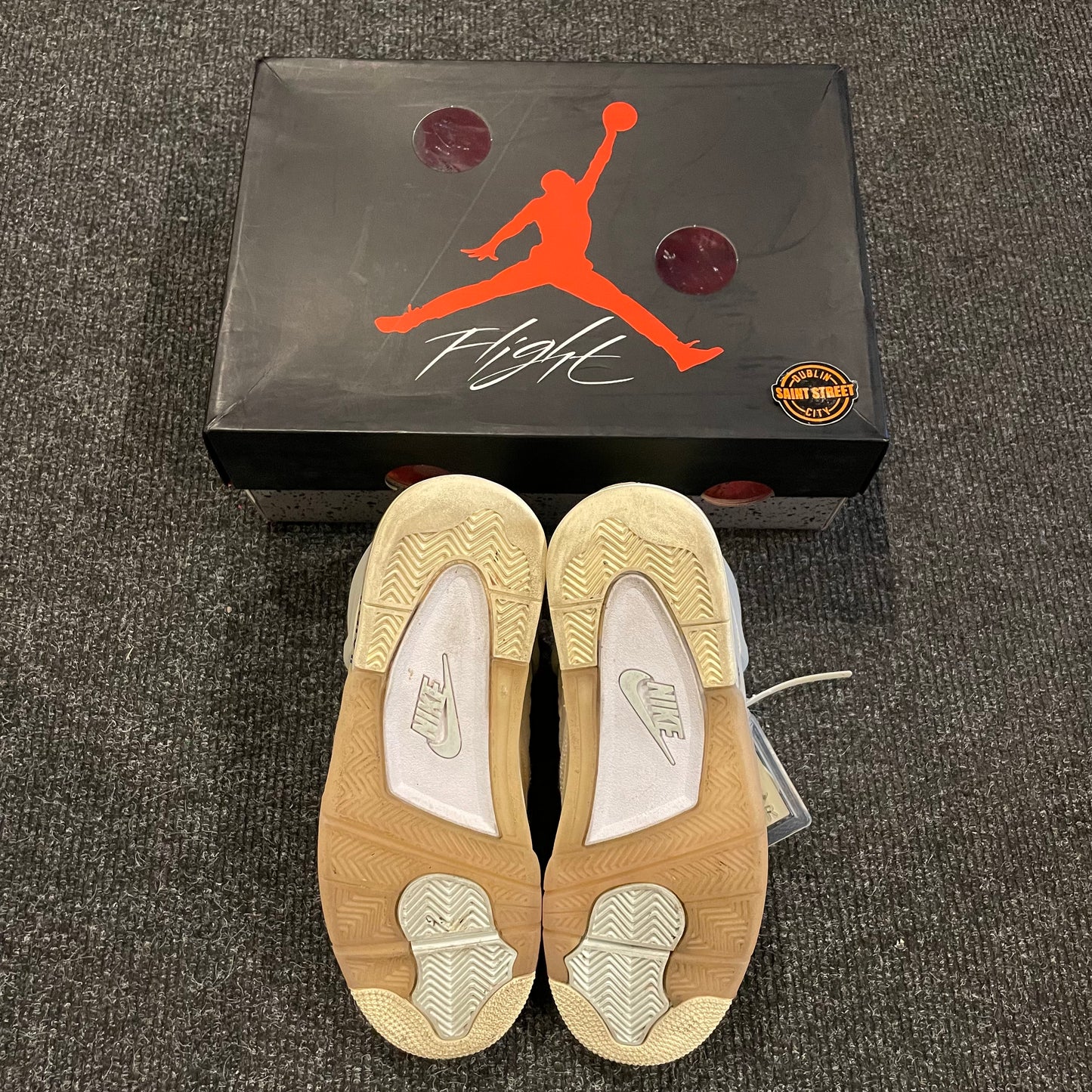 Off-White X Air Jordan 4 'Sail'