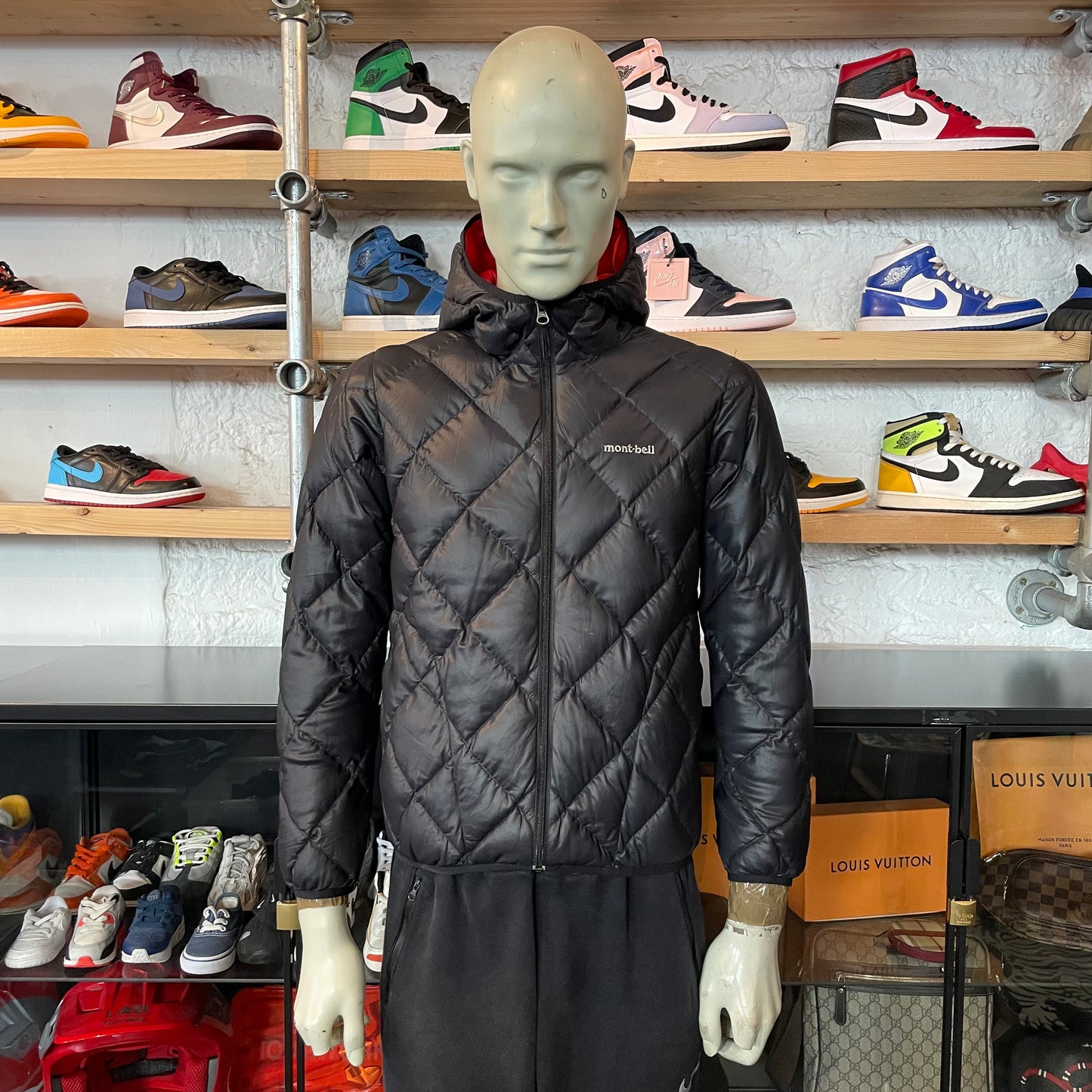 Montbell Reversible Black/Red Puffer Jacket