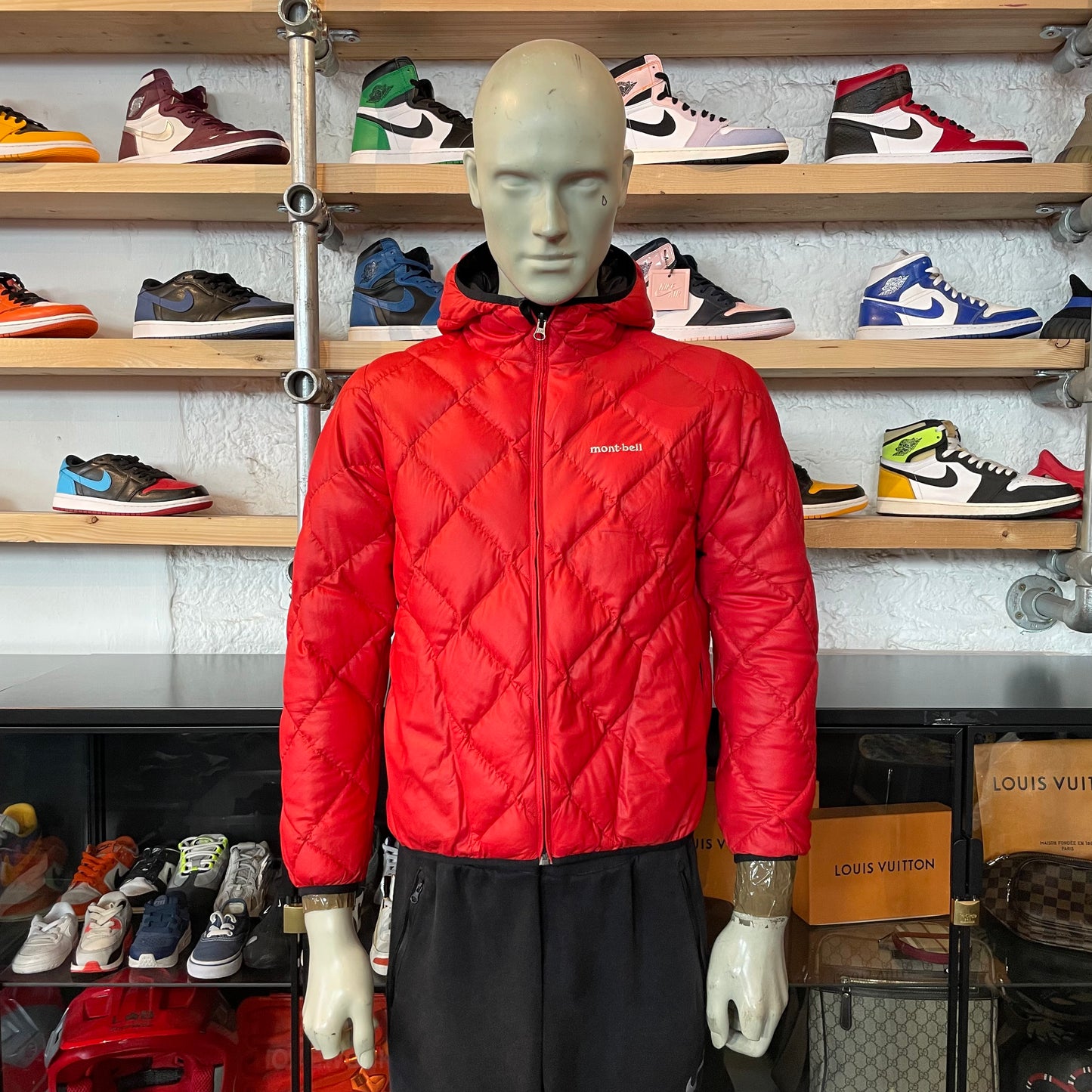 Montbell Reversible Black/Red Puffer Jacket