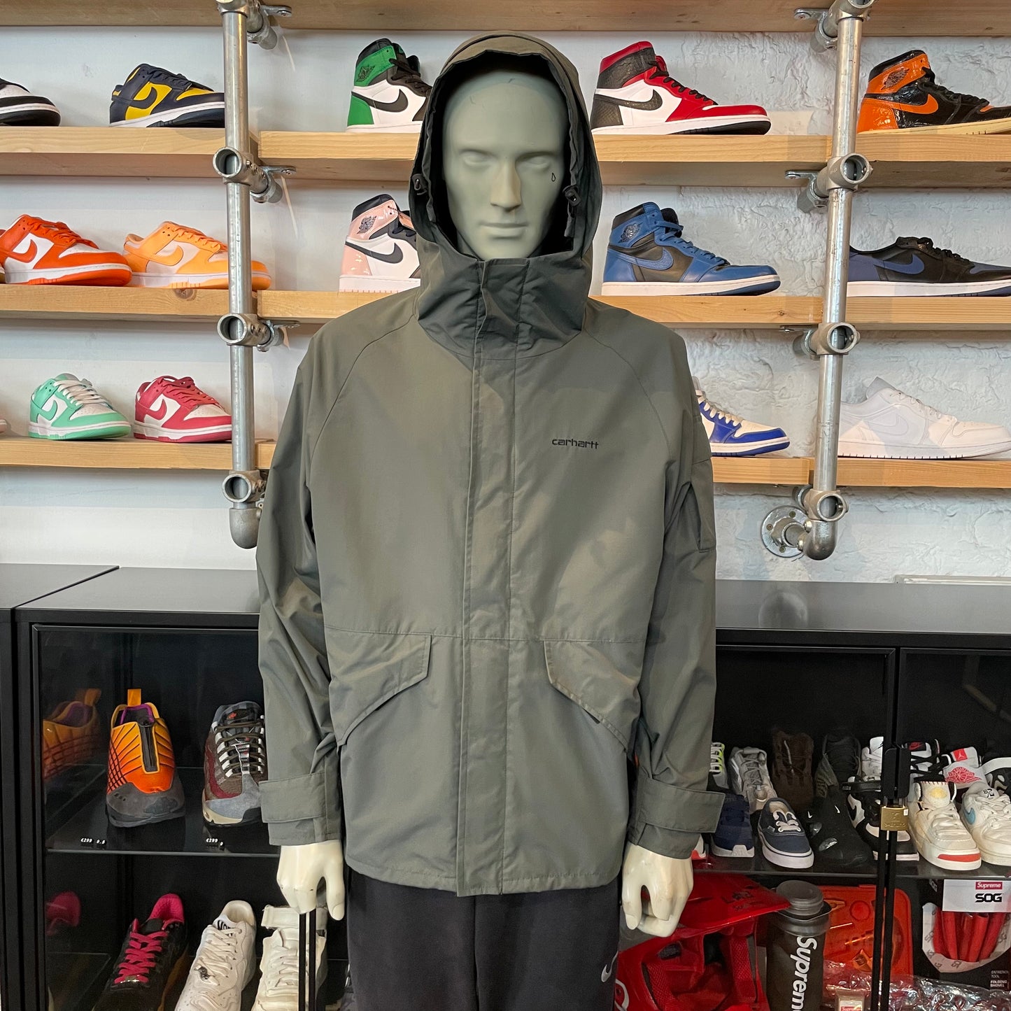 Carhartt Windbreaker Jacket Grey