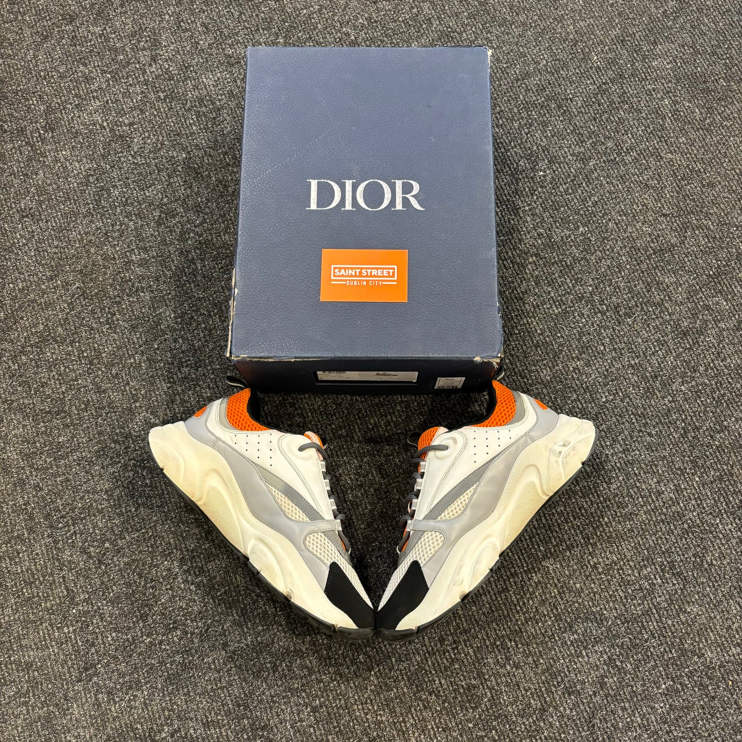 Dior B22 White/Orange/Grey