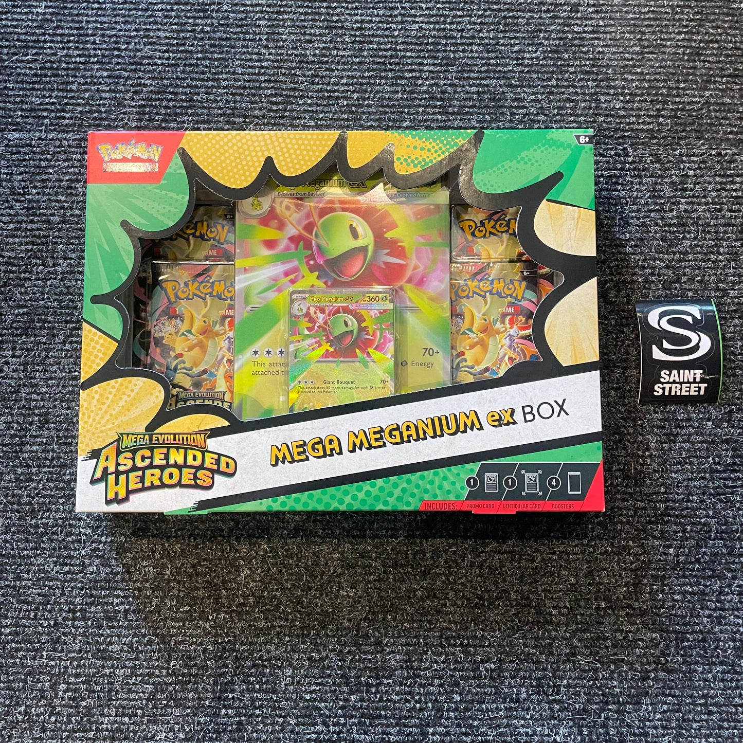 Pokemon Ascended Heroes Mega Meganium ex Box