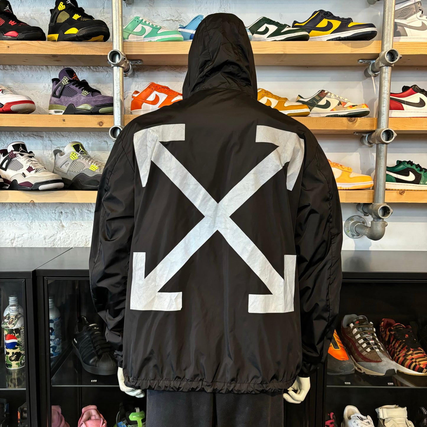 Moncler X Off White Windbreaker Black