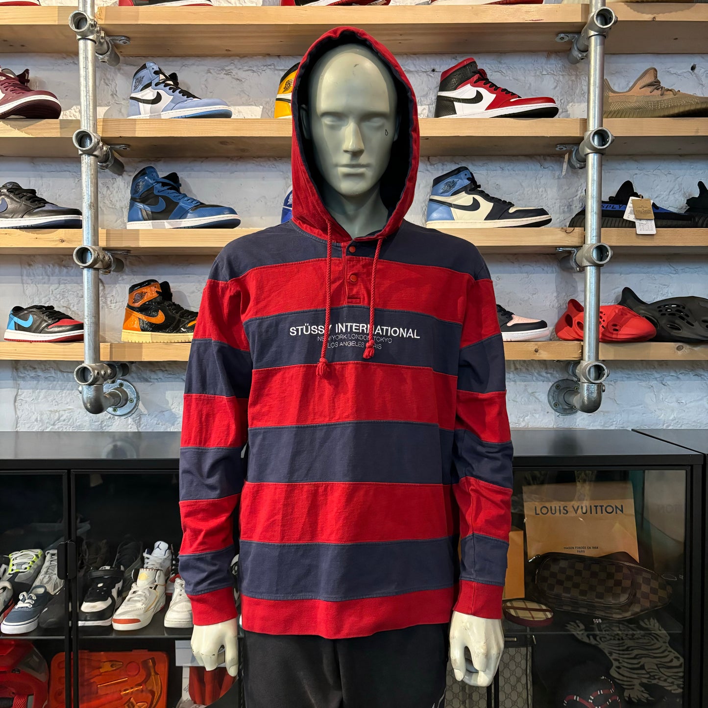 Stussy International Pullover Stripe Hoodie