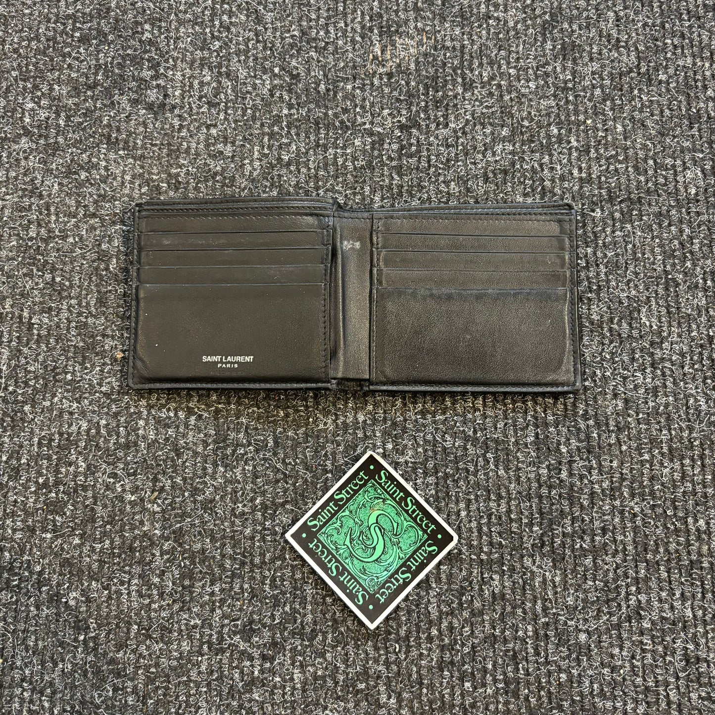 YSL Wallet Black