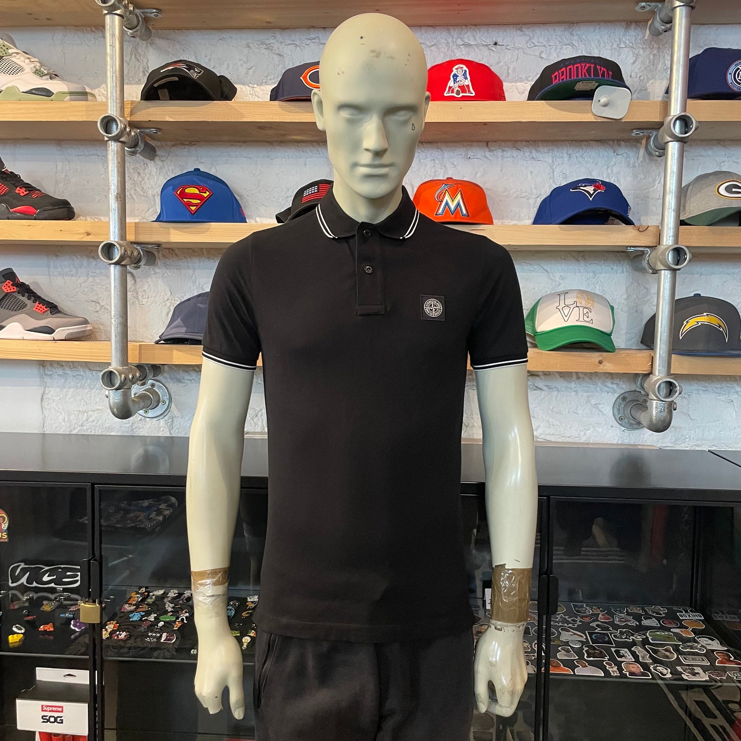 Stone Island 'Black' Polo