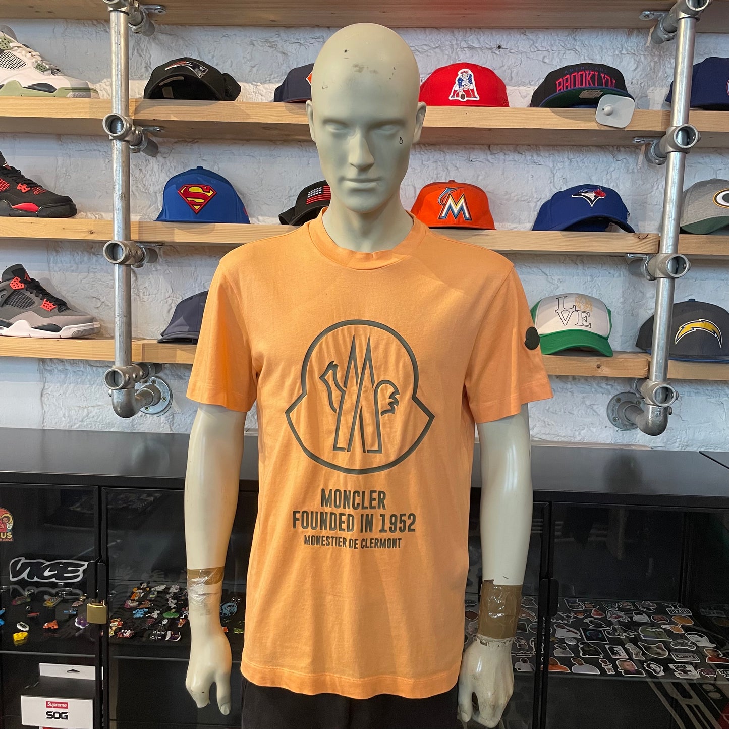 Moncler Founded Tee Orange
