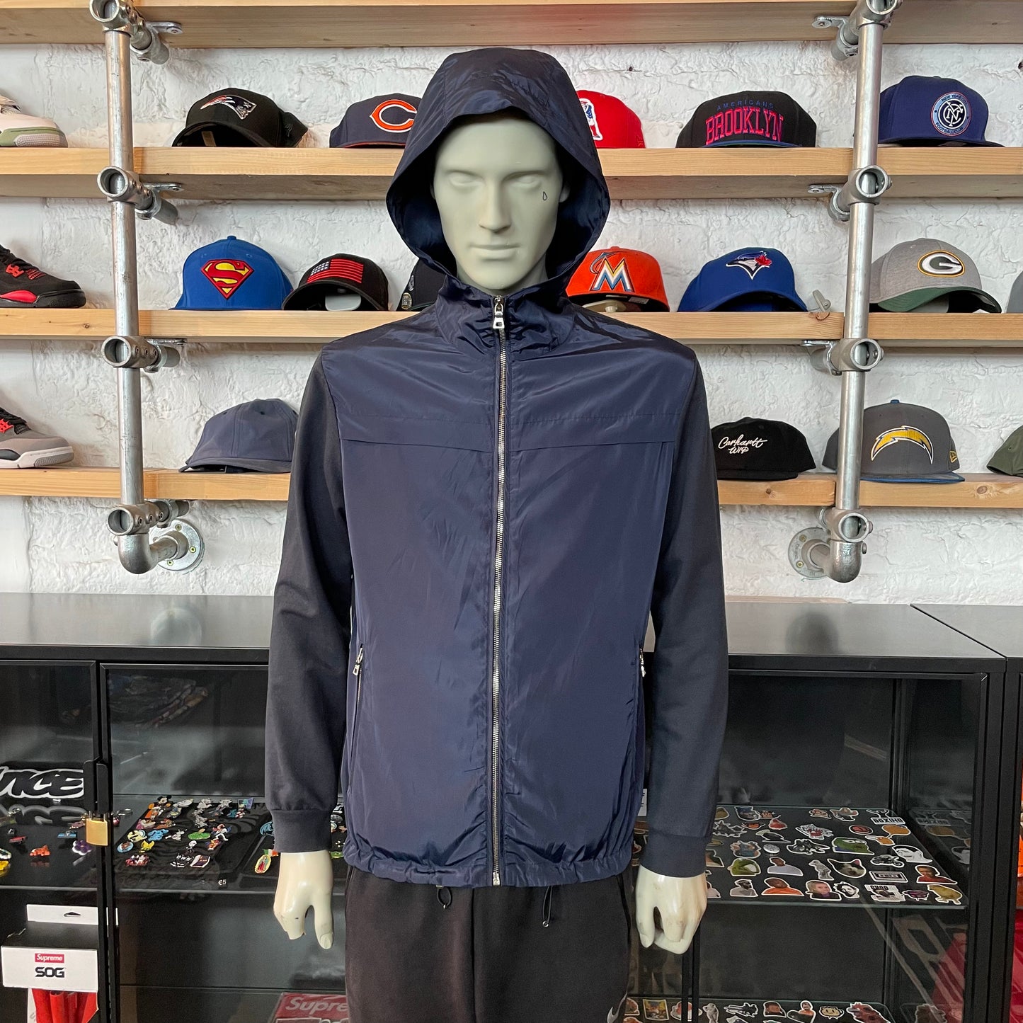 Prada Nylon Jacket Navy , S