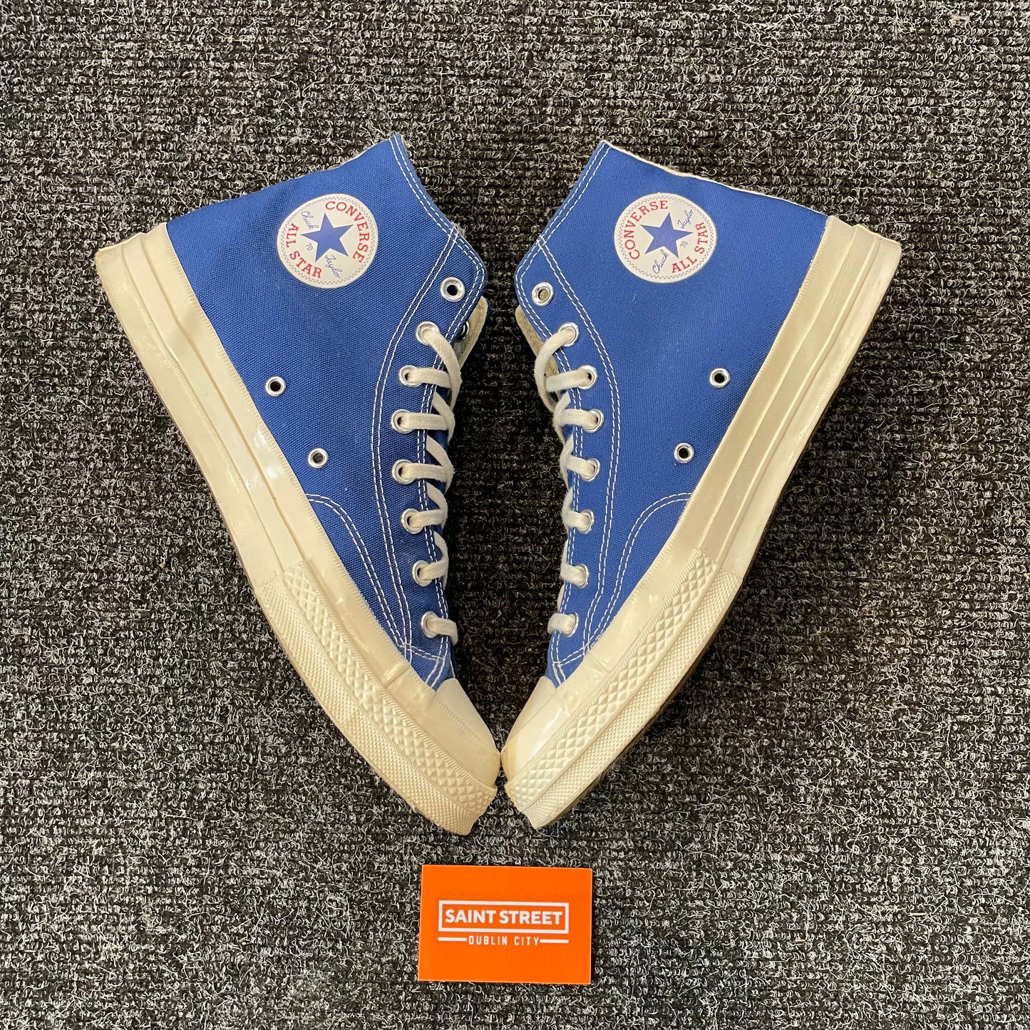 CDG Converse All Star Blue , Uk 11