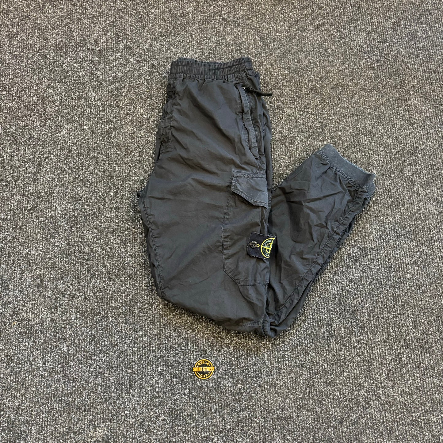 Stone Island Cargo Pants Black