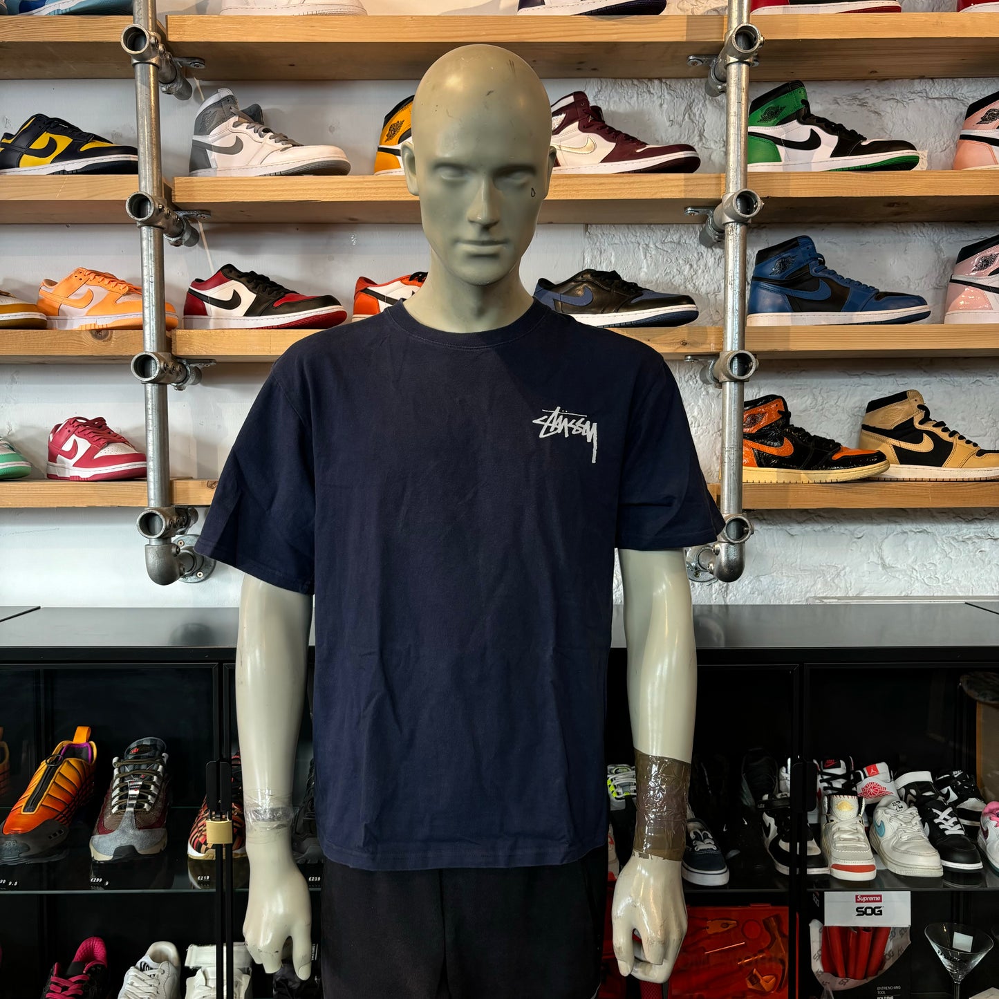 Stussy Crystal Tee Navy