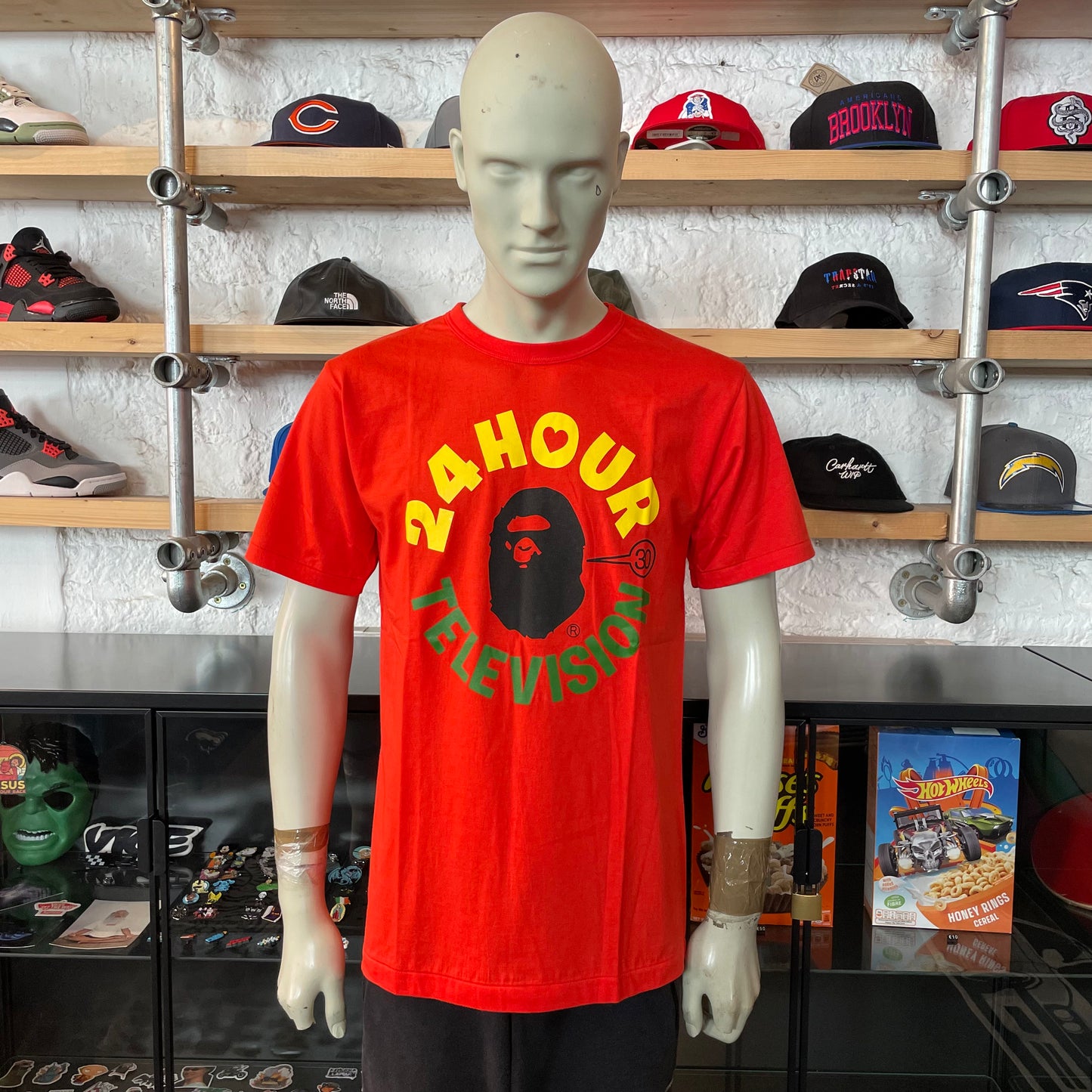 Bape 24 Hour TV Tee Red