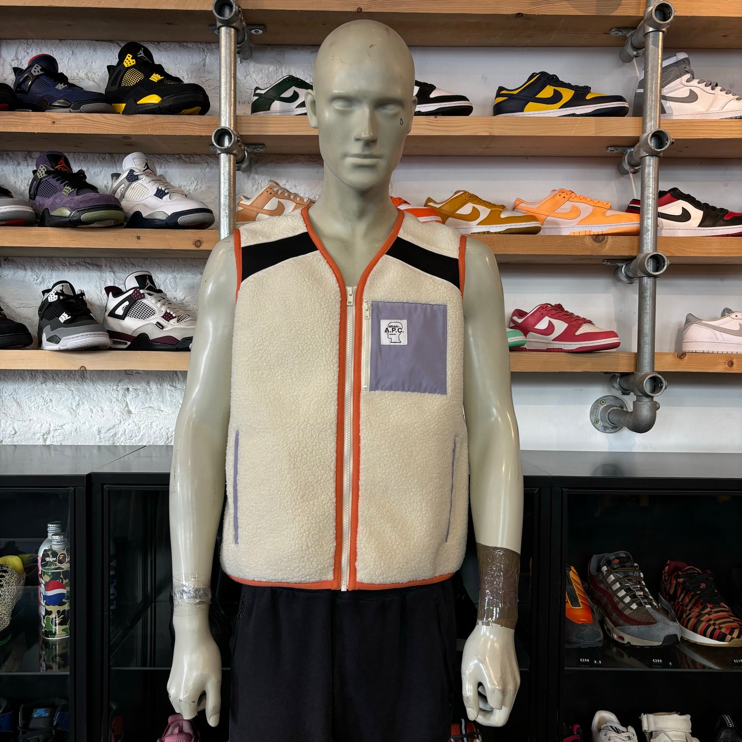 APC X Brain Dead Fleece Gillet