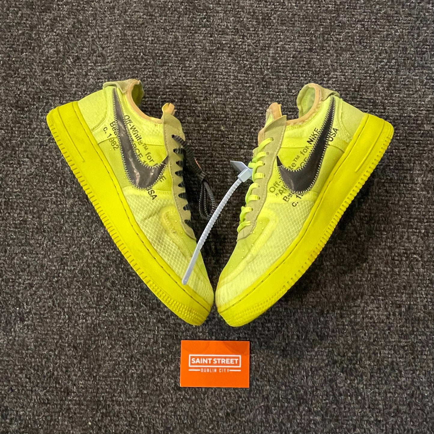 Nike x Off White Air Force 1 'Volt'