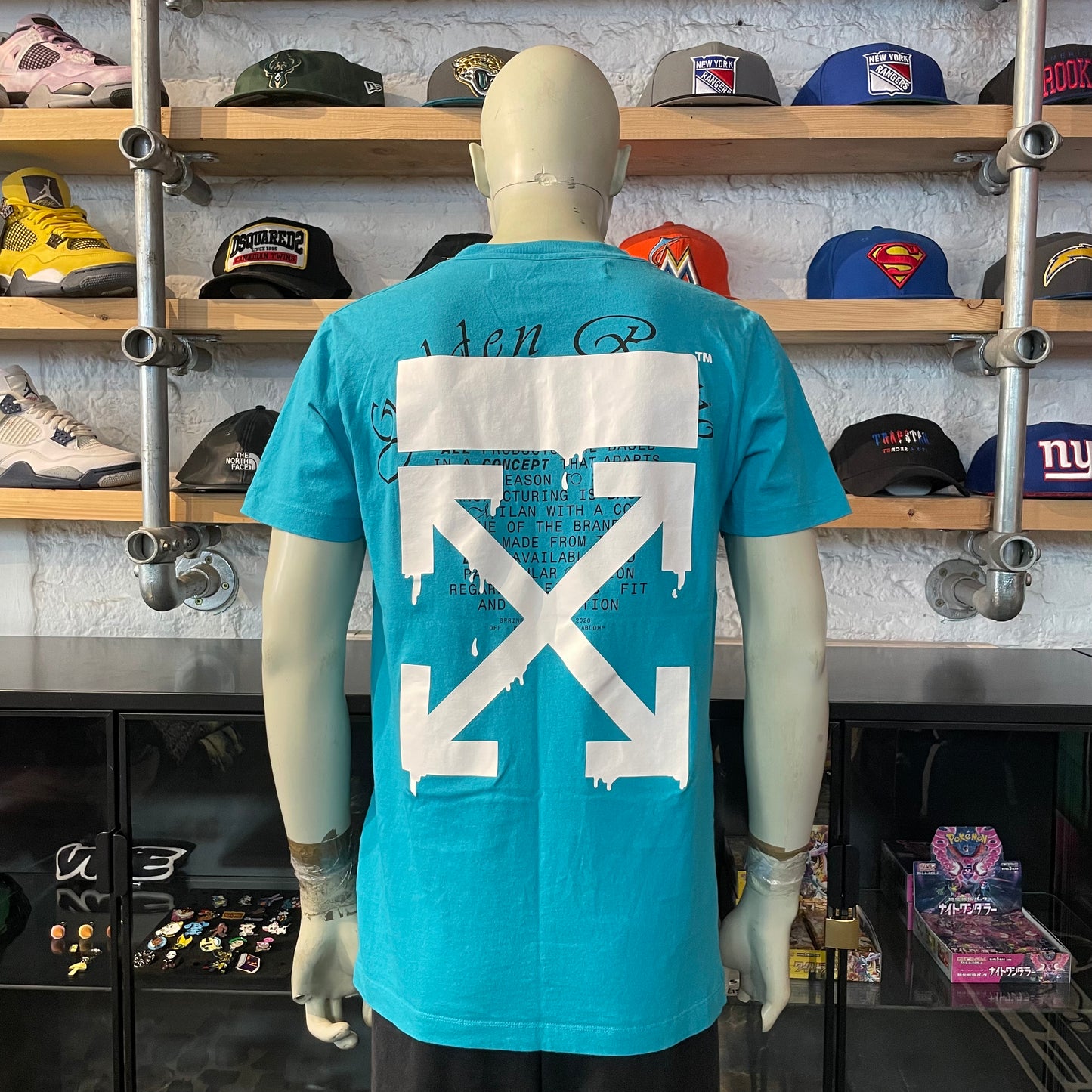 Off White 'Golden Ratio' Blue Tee