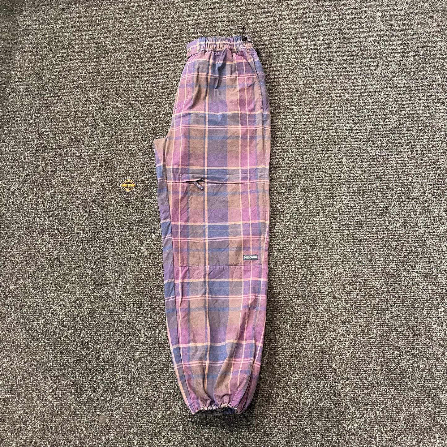 Supreme Cotton Cinch Pants Plaid