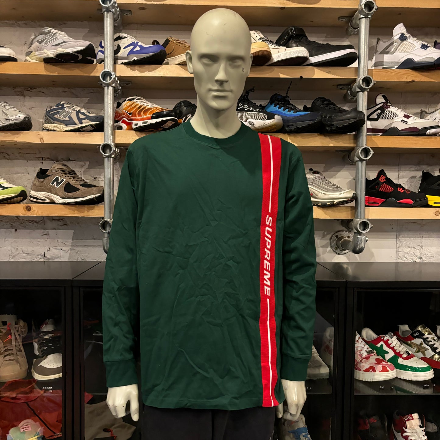 Supreme Vertical Logo LS Tee
