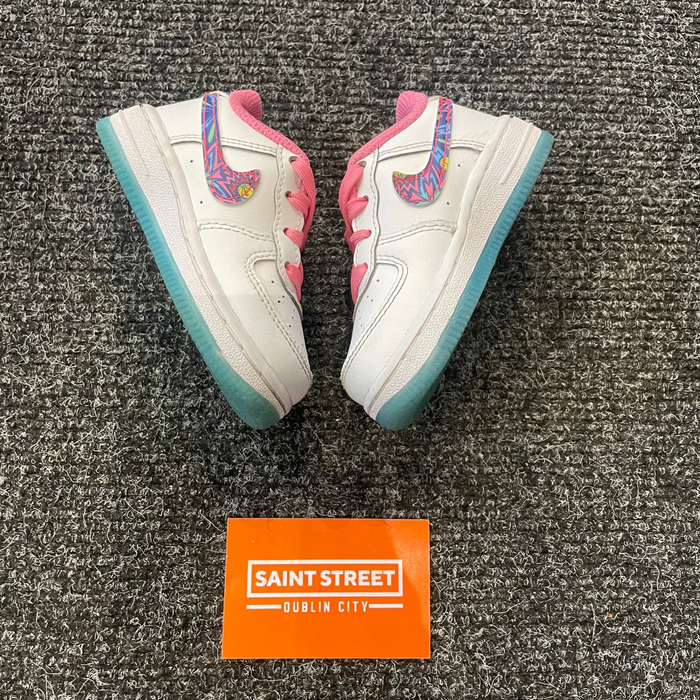 Nike AF1 Low White/Pink (TD)