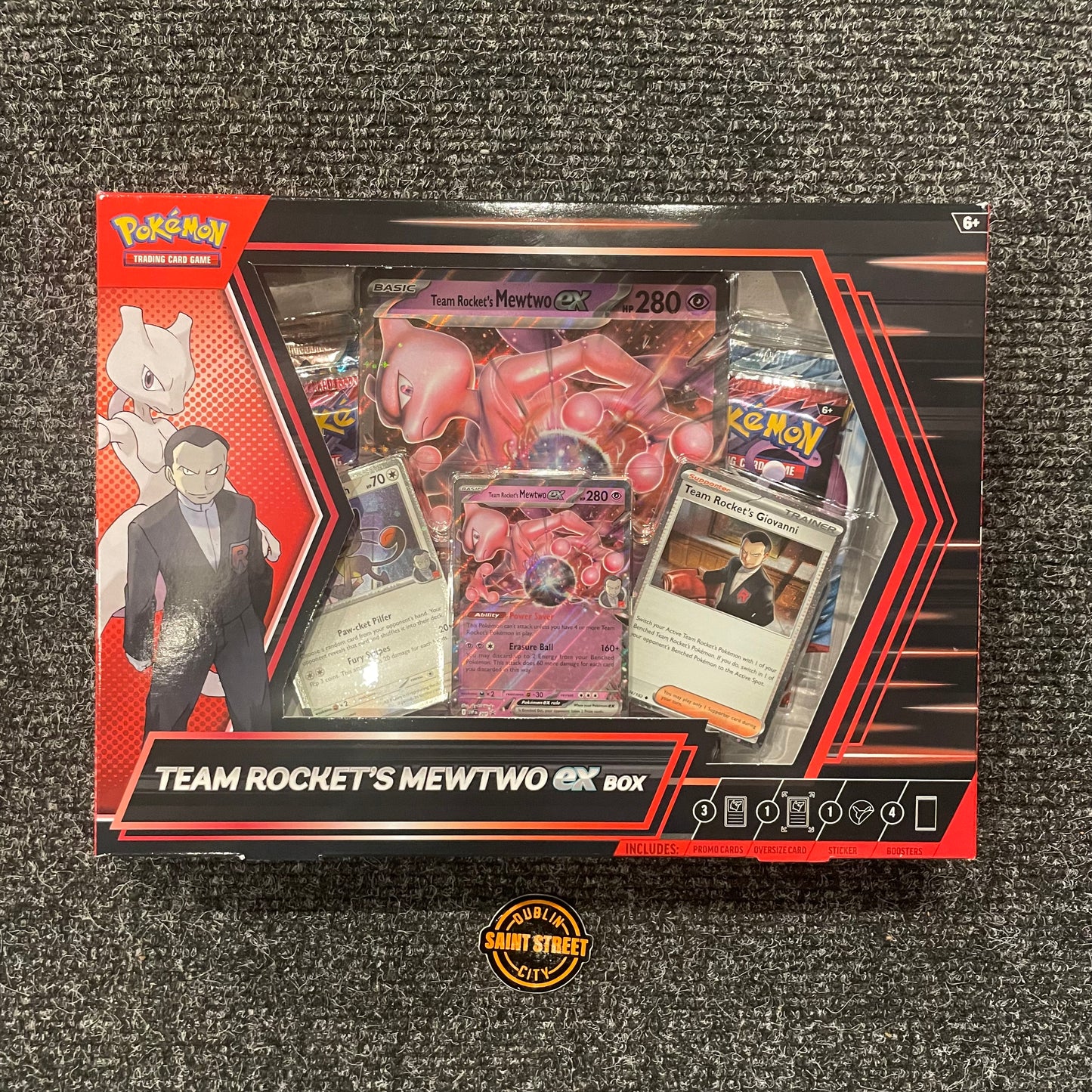 Pokemon Team Rocket’s Mewtwo ex Box