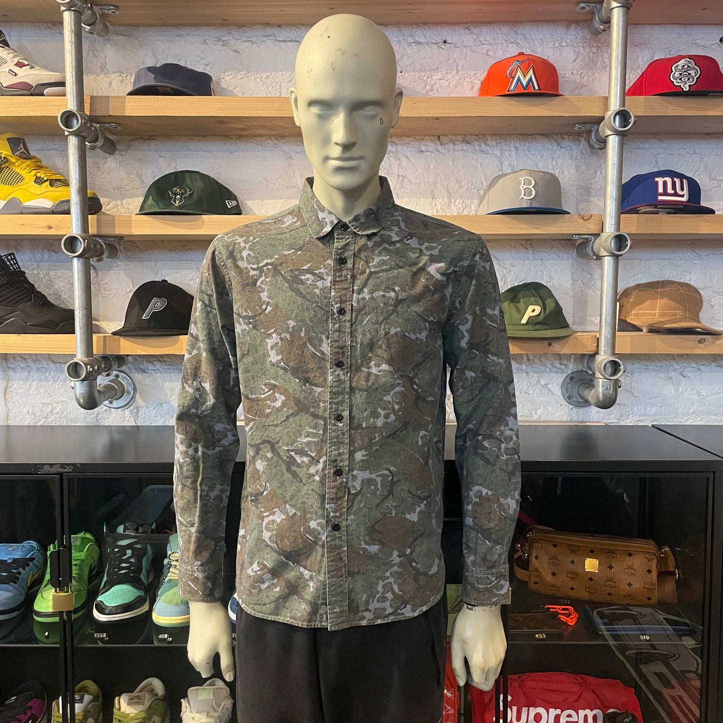 Stussy Camo Button Up Shirt
