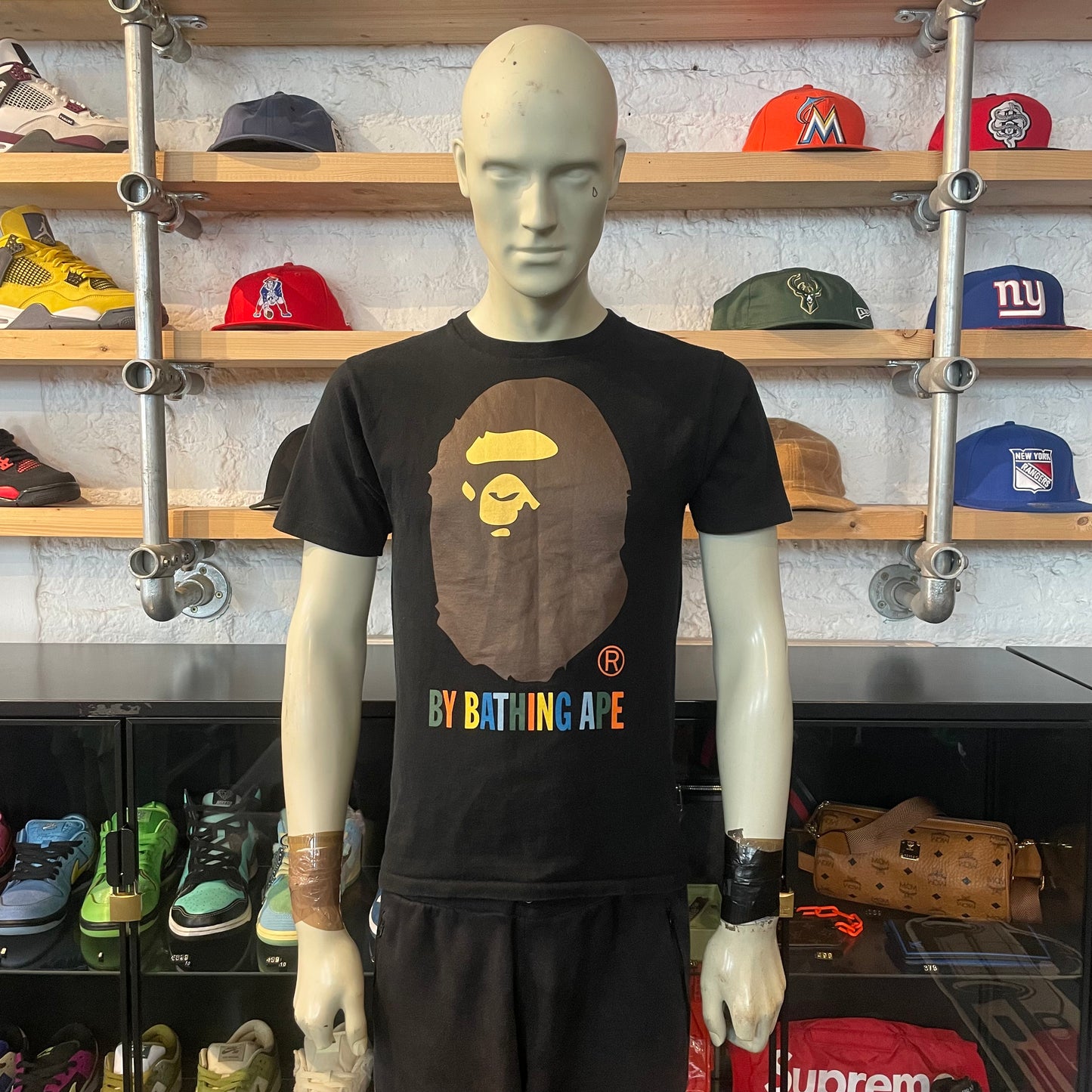 Bape Ape Head Tee Black/Multi