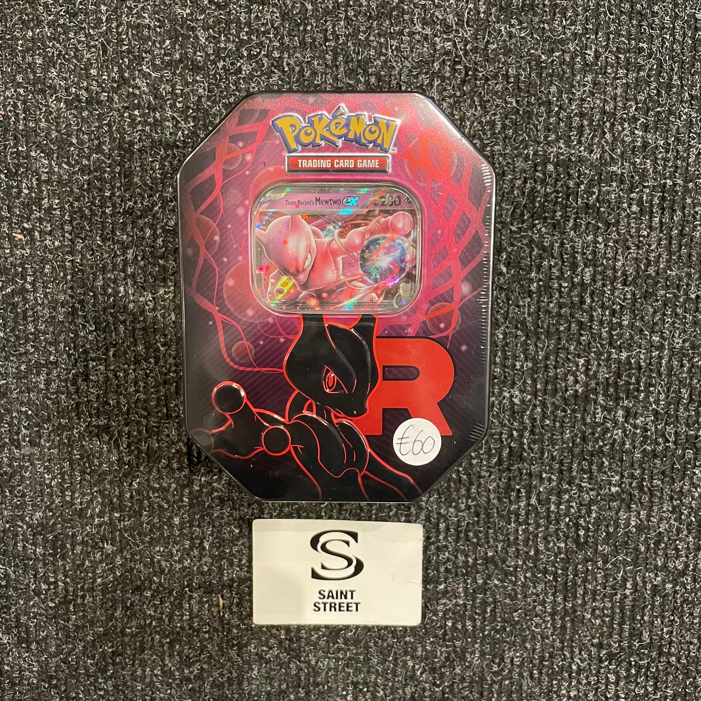 Pokemon Team Rockets Nidoking EX Tin