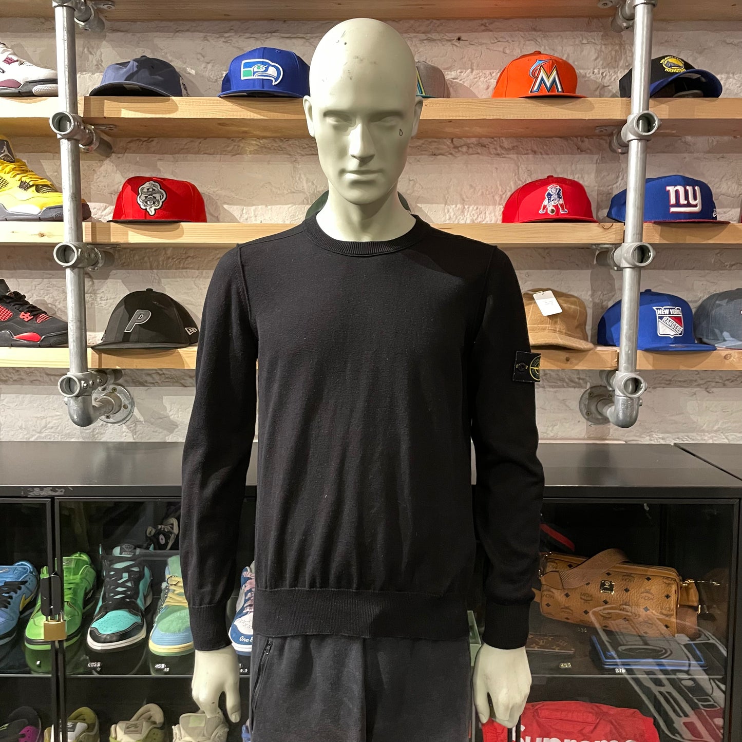 Stone Island Knitted Jumper Black