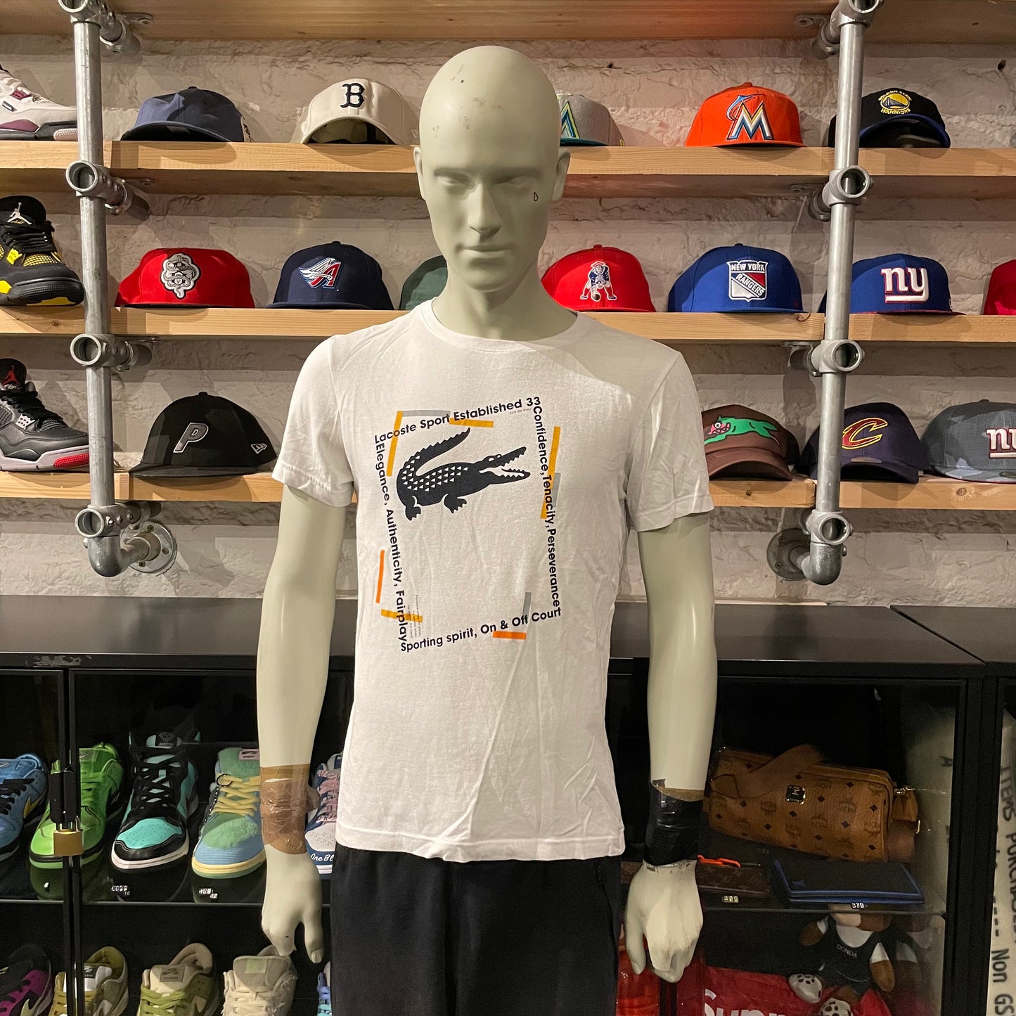 Lacoste Big Logo Tee White