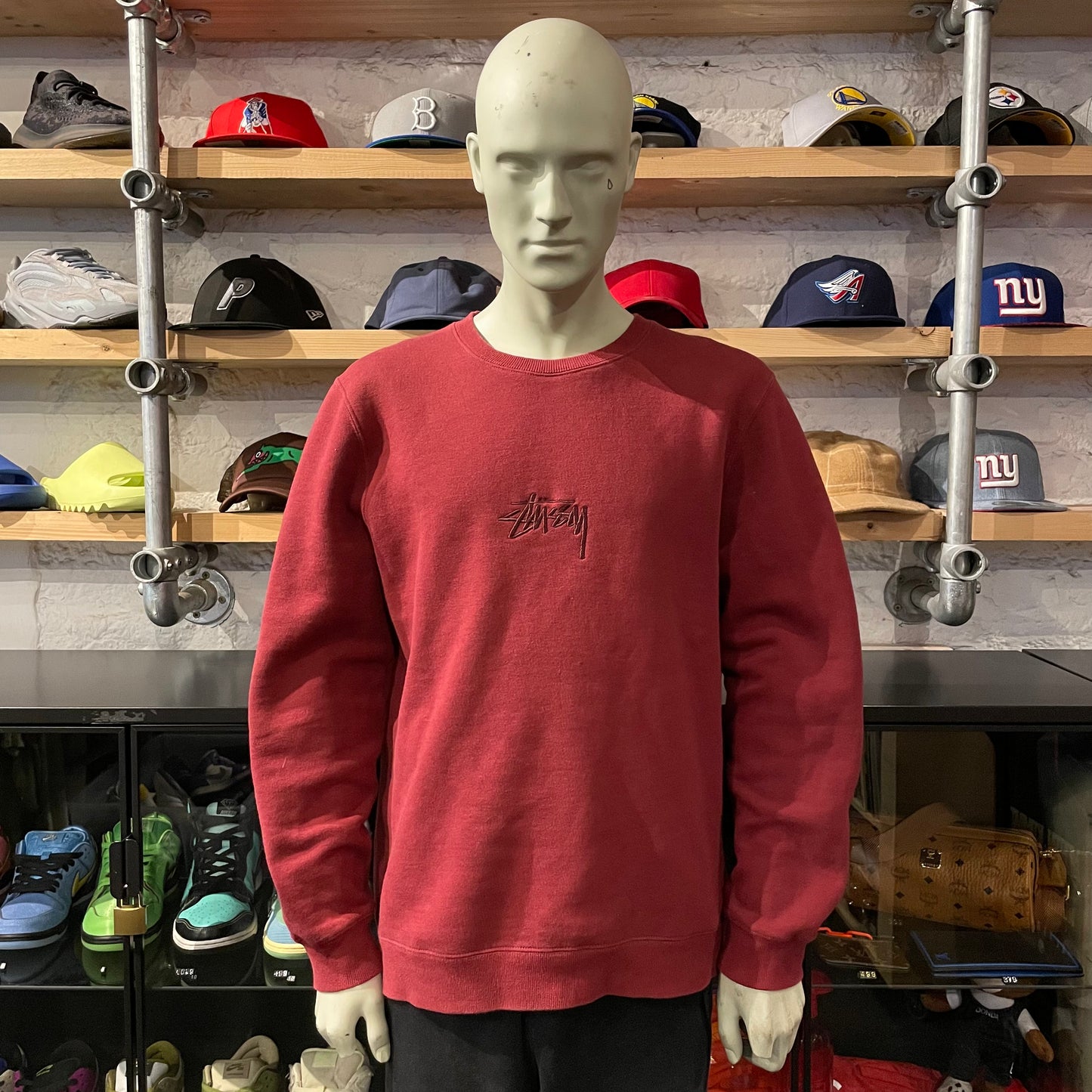 Stussy Crewneck Burgundy
