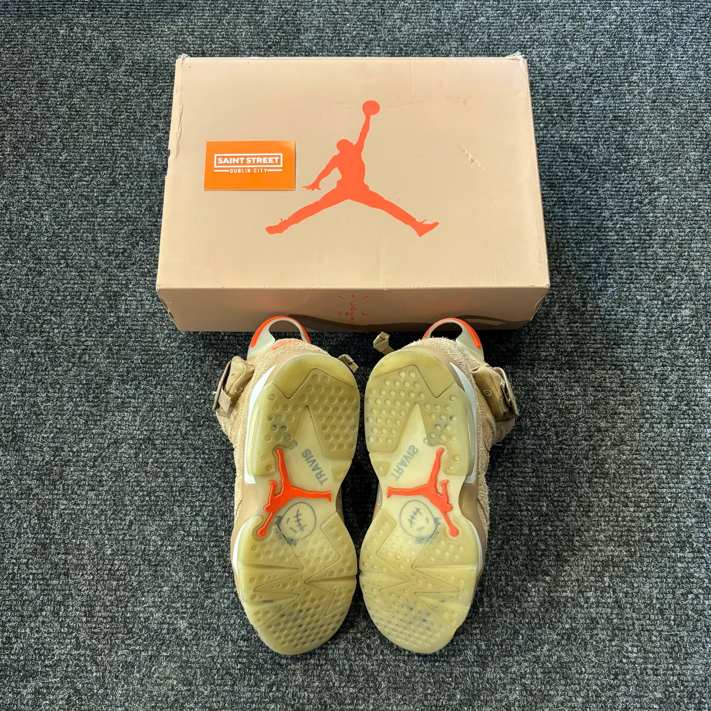 Air Jordan 6 X Travis Scott 'British Khaki'