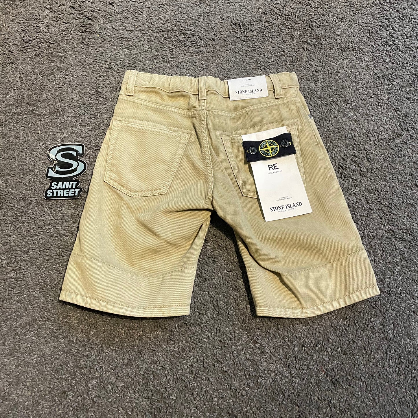 Stone Island Junior Denim Shorts