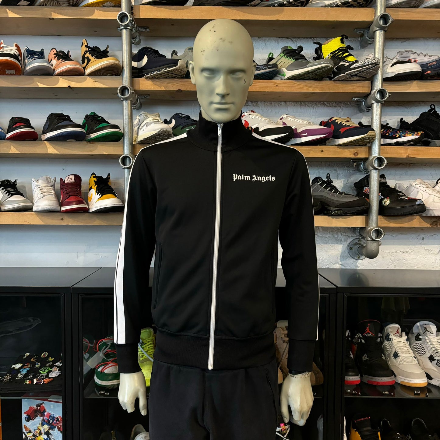 Palm Angels Track Top Black