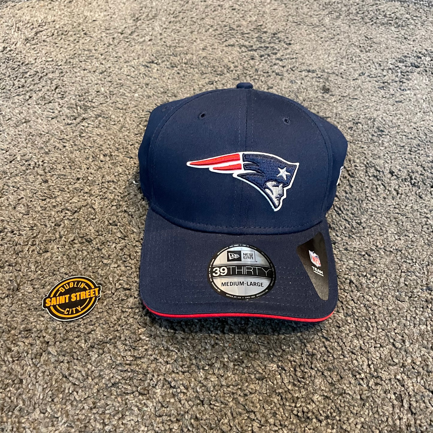 New Era 'Patriots' Navy Stretch Fit