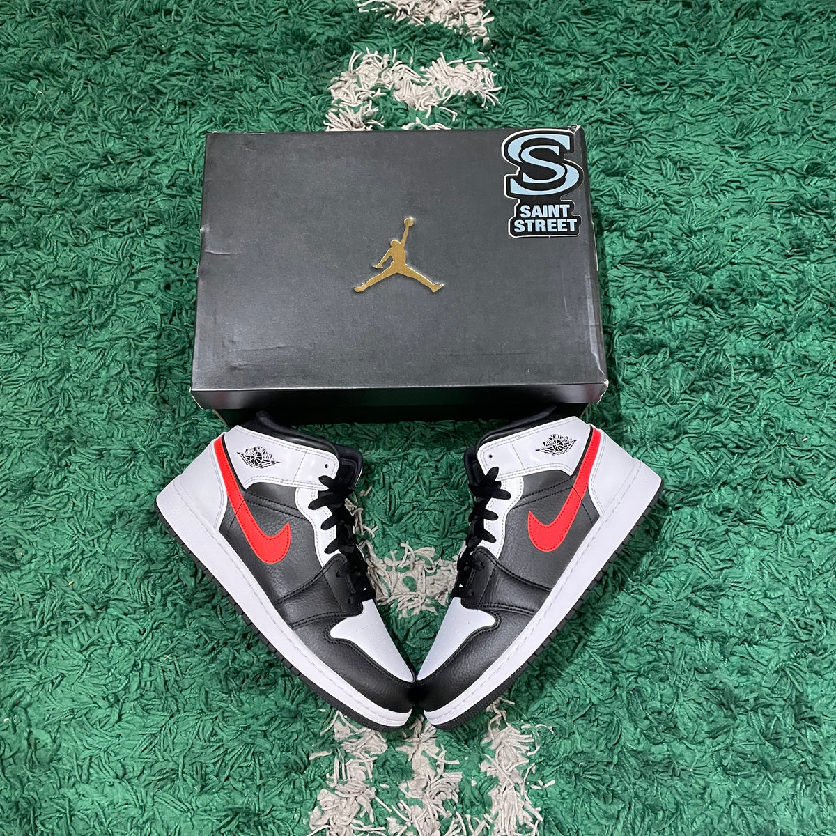 Air Jordan 1 Mid 'Chili Red' SaintStreetSneakers