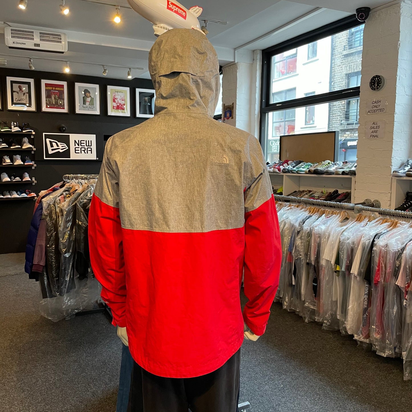 TNF Red/Grey Hyvent 2.5 Jacket