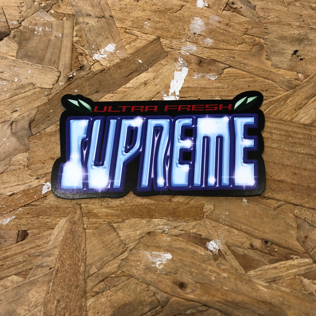 Supreme ‘Ultra Fresh’ Sticker