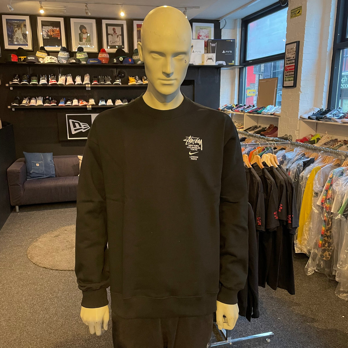 Nike x stussy crewneck Clearance