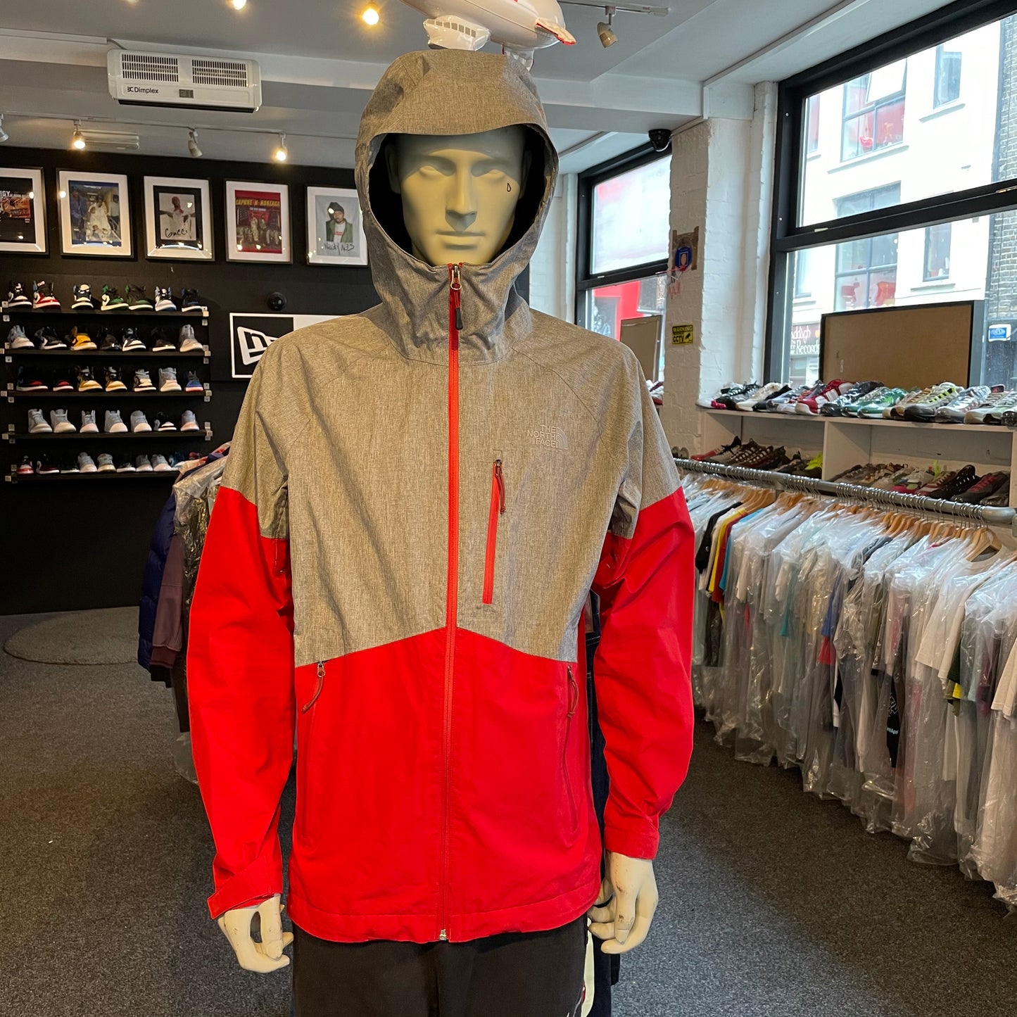 TNF Red/Grey Hyvent 2.5 Jacket