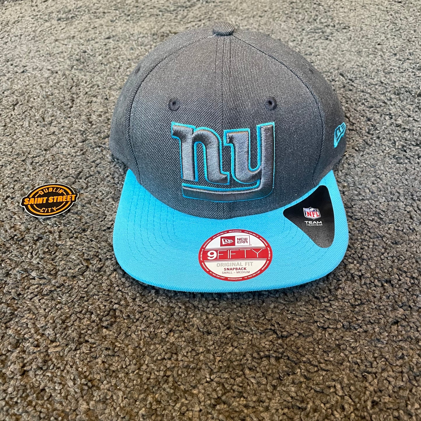 New Era 'NY Giants' Grey/Teal Snapback