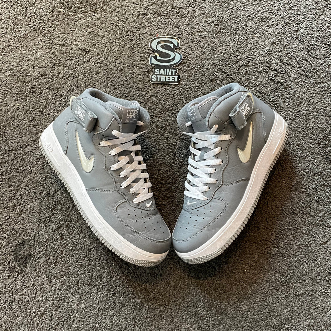 Nike Air Force 1 Mid 'Grey Steel'